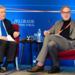 Beograd, 5. decembra 2022. - Poèeo je dvodnevni 22. Beogradski ekonomski forum. Osnivaè i predsednik Ekonomskog foruma Delfi Simeon Tsomokos i predsednik Privredne komore Srbije (PKS) Marko Èade razgovaraju na temu "Srpska ekonomija danas, gde smo i kuda idemo". FOTO TANJUG/ VLADIMIR PORÈIÆ/ bg