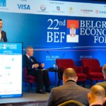 Beograd, 5. decembra 2022. - Poèeo je dvodnevni 22. Beogradski ekonomski forum. Predsednik odbora direktora Saveta stranih investitora u Srbiji Majk Miel govori na otvaranju foruma. FOTO TANJUG/ VLADIMIR PORÈIÆ/ bg
